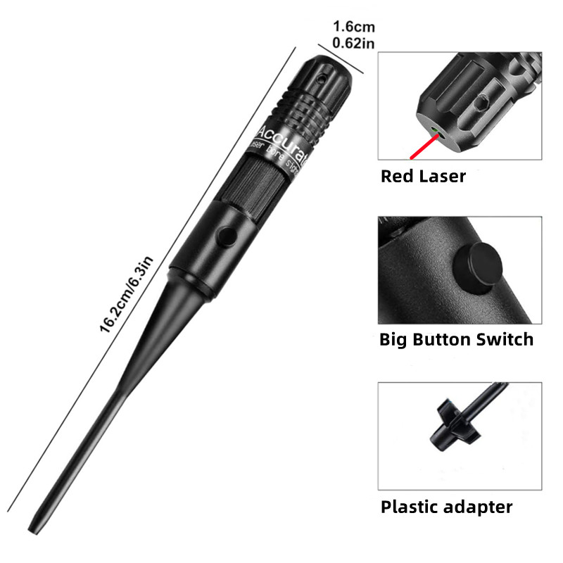 Laser Boresighter Kit - Taktik Evrensel Kırmızı Yeşil Lazer Bore