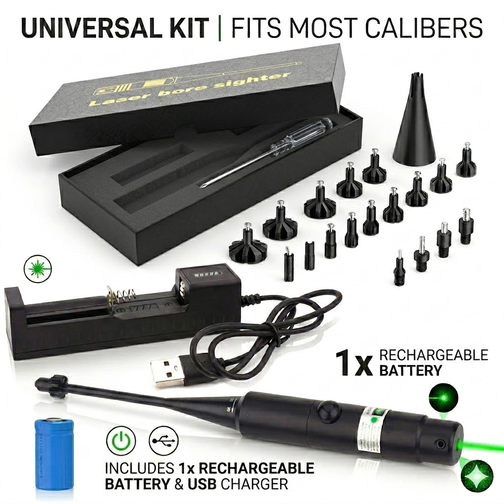 Laser Boresighter Kit - Lazer Burç Hizalama Seti. 177, 22