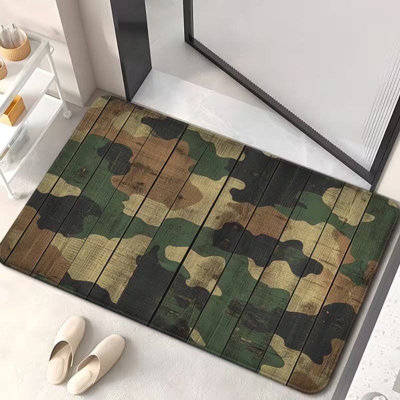 Hunting Outdoor Rug - Askeri Kamuflaj Hoş Geldiniz Paspası Klasik