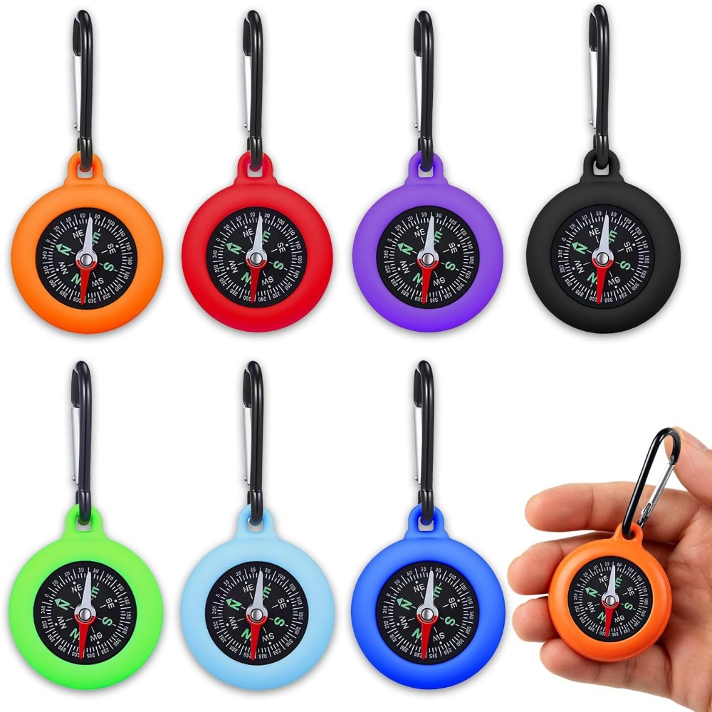 Outdoor Hunting Events - 5-20 adet Mini pusula anahtarlık toplu