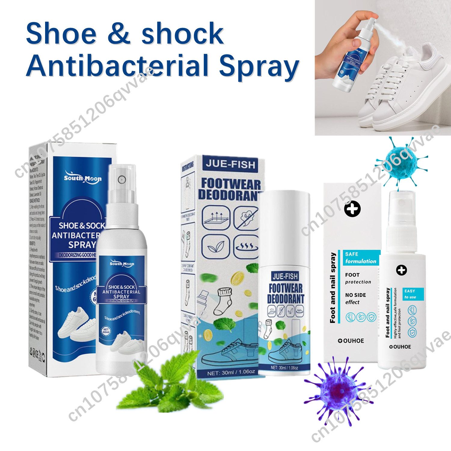 Scent Eliminator Spray - Ayak Parfümü Koku Ayakkabı Kokusu Nemesis