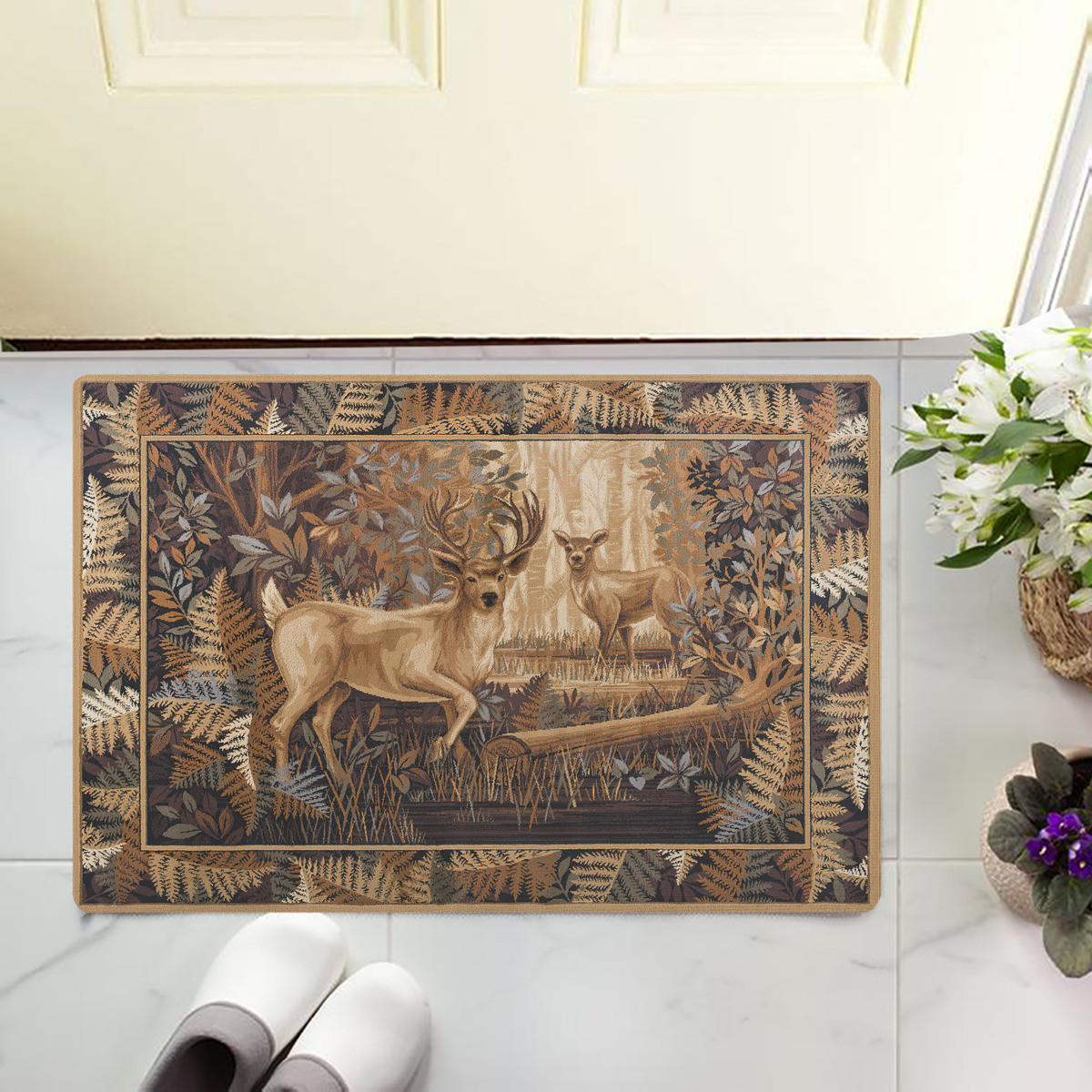 Avcılık Geyik Kraliyet Vintage - Hunting Outdoor Rug incelemesi ve fiyatı