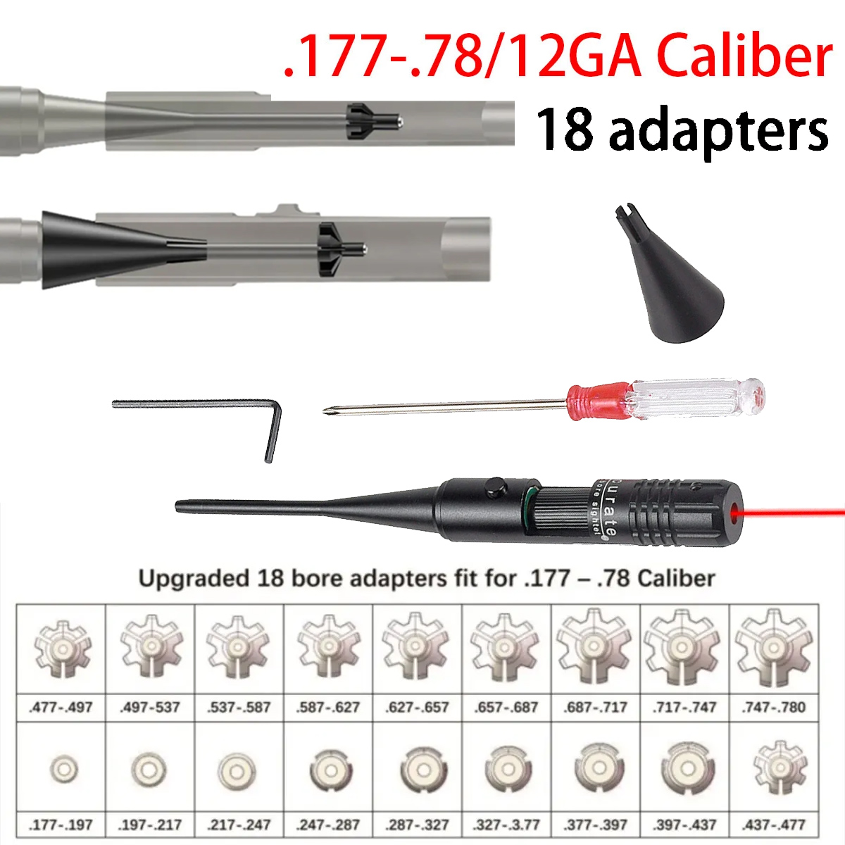 Yeşil Kırmızı Lazer Çap Görüş  - Laser Boresighter Kit incelemesi ve fiyatı