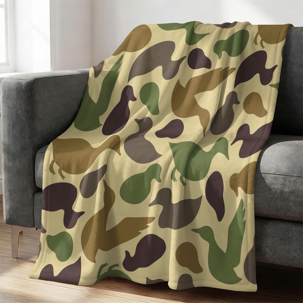 Ördek Desenli Flanel Battaniye - Hunting Outdoor Rug incelemesi ve fiyatı