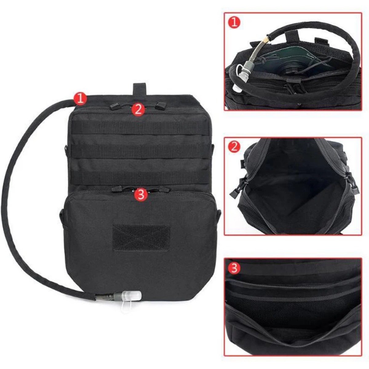 Açık Molle çanta kamp sıvı alı - Outdoor Hunting Backpack incelemesi ve fiyatı