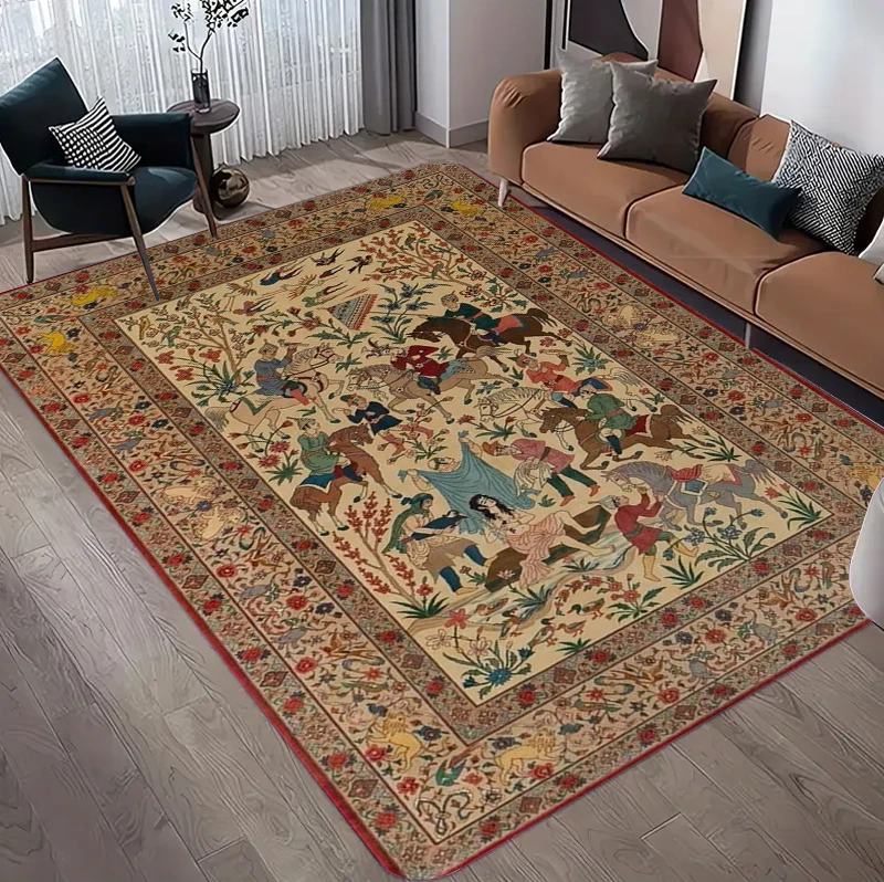 Vintage Pers Avlanma Desenli H - Hunting Outdoor Rug incelemesi ve fiyatı