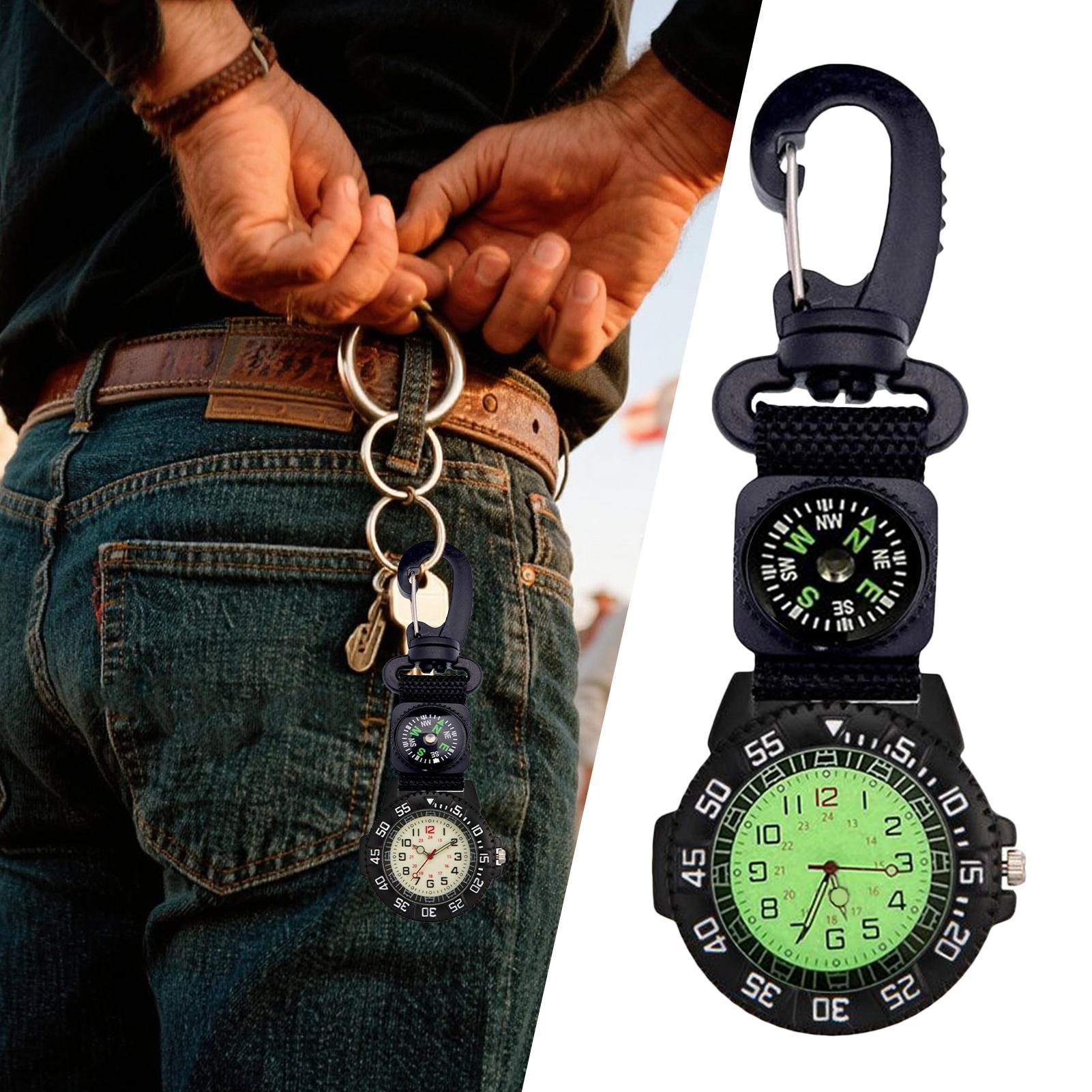 Su geçirmez Işıklı Pusula Saat - Hunting Outdoor Watch incelemesi ve fiyatı