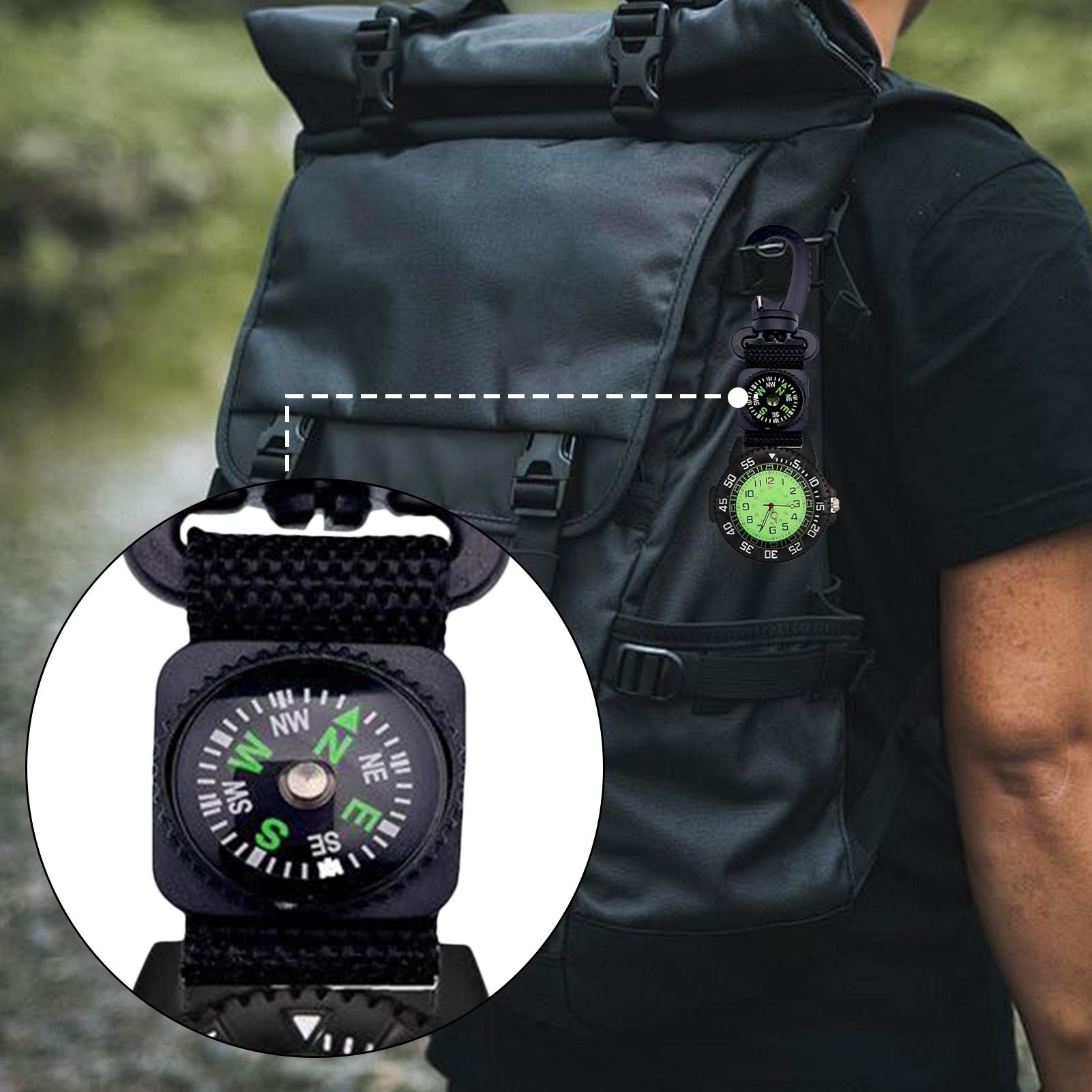 Su geçirmez Işıklı Pusula Saat - Hunting Outdoor Watch incelemesi ve fiyatı