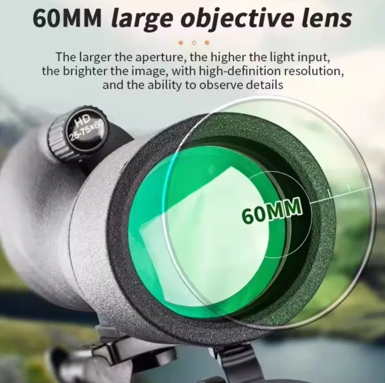 25-75x60 HD Spotting Scope Zoo - Hunting Outdoor Watch incelemesi ve fiyatı