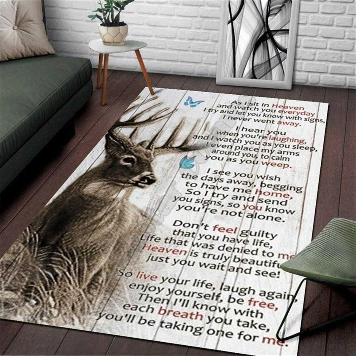 Geyik Avı Alanı Halısı 3d bask - Hunting Outdoor Mat incelemesi ve fiyatı