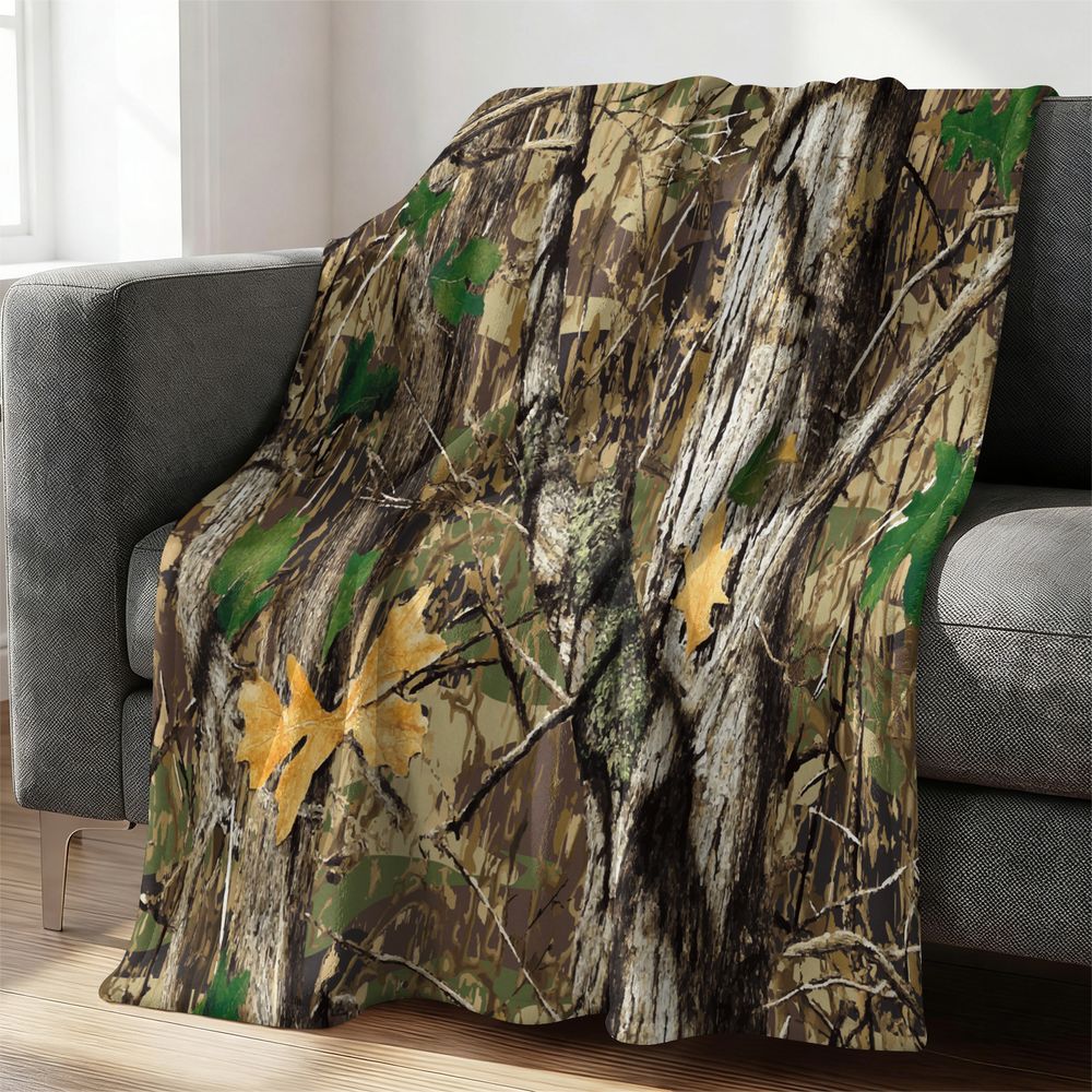 Orman Kamuflaj Flanel Battaniy - Hunting Outdoor Rug incelemesi ve fiyatı